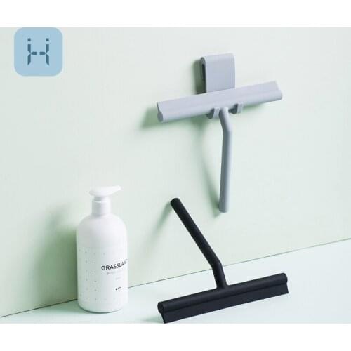 Household Silica gel Window Squeegee Bathroom Mirror Floor Clean Scraper Tile Hand Wiper Ergonomic Home Cleaning Tool Appliance