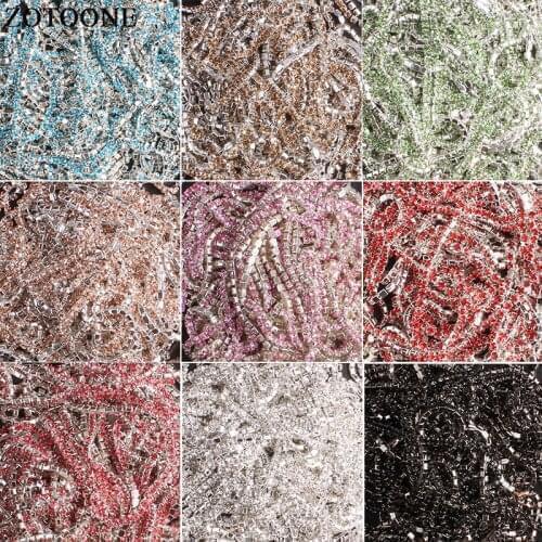 ZOTOONE SS10 1Yard AB Nails Rhinestone Chain Strass Applique DIY Crystal Trim Stones For Clothes Decoration Sew On Garment Bags
