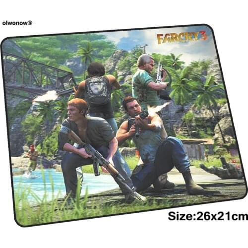 Far cry mousepad 26x21cm gaming mouse pad big gamer mat Popular game computer desk padmouse keyboard Mass pattern play mats