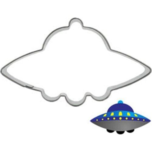 UFO Biscuit Cutter Pancake Cookie Stamp Tools Creative Products for Kitchen Happy Life Breakfast Desert Molds for Plaster