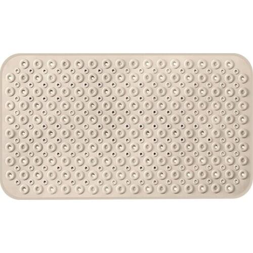Shower Mat Non-Slip and Extra 35X16 Inch Bathtub Mats with Suction Cups Home Bathroom Safety Bath Massage Pad