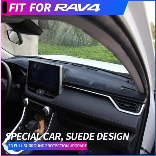 FOAL BURNING Car Instrument Dashboard Avoid Light Pads Mat Cover For Toyota Corolla RAV4 RAV 4 Accessories 2019 2020