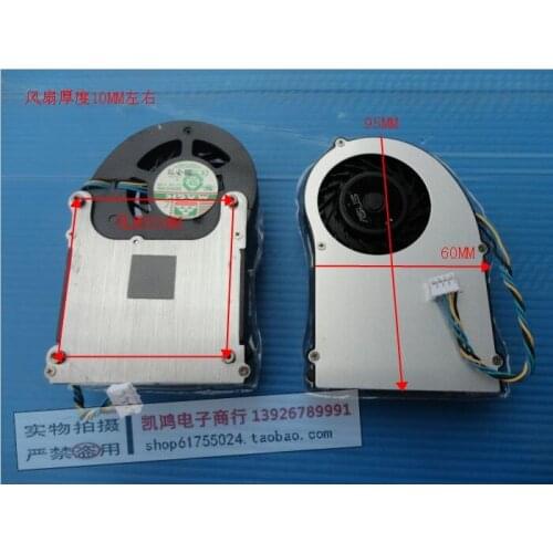 53mm graphics card radiator cooling fan graphics card refires diy 12v 0.19a 4 line pwm