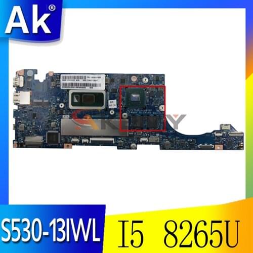Mainboard For Lenovo ideapad S530-13IWL Laptop motherboard ELZ02 LA-G651P motherboard with CPU I5 8265U RAM 8G GPU MX150