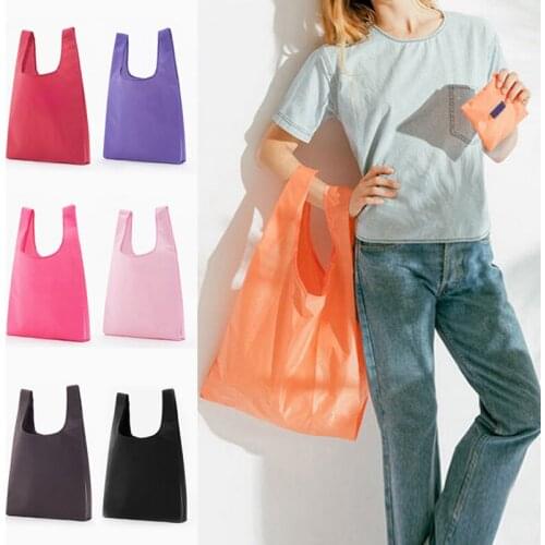 Multicolor Women Men Handbags Foldable Oxford Tote Bags Reusable Grocery Shopping Bag Eco Foldable High-Quality Storage Bags