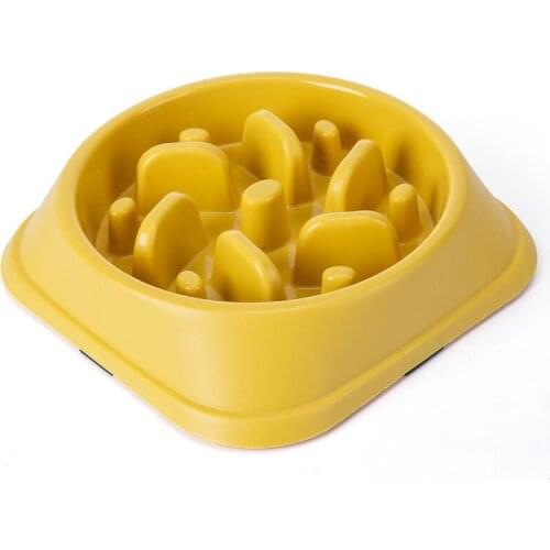 Cheap Pet Slow Eating Dog Bowl Feeder Dog Food Bowl Plastic Dog Slow Feeder Cat Pet Feeder NonSlip Anti Gulping Feeders Bowls