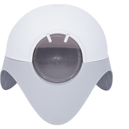 1 Cat Sand Basement Full Closed Snow House Cat Toilet Large UFO Cat Sand Basement