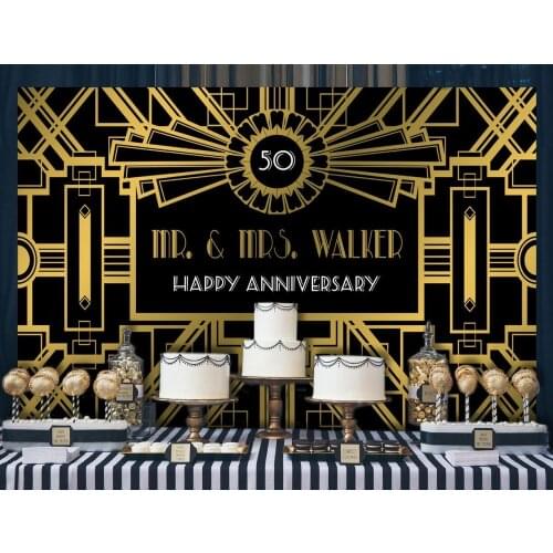 Custom great gatsby backdrop High quality Computer print party photography studio background