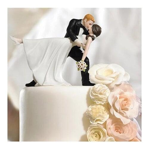 A Romantic Dip Dancing- Custom Couple Figurine cake topper
