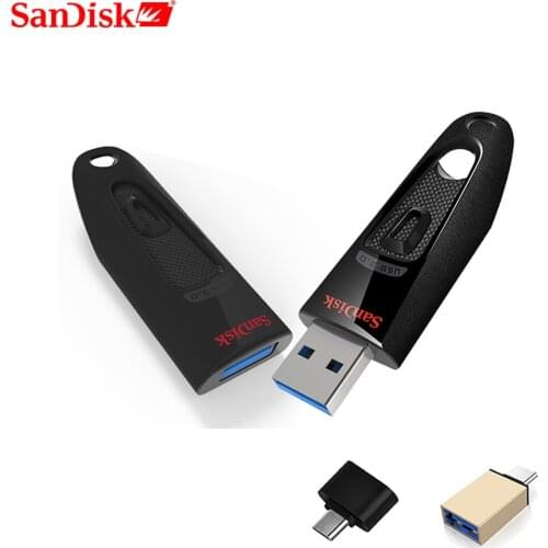 Sandisk USB 3.0 Pendrive 128gb 64gb 32gb 256gb USB Flash Drive 32 64 128 16 GB Pen Drive USB Flash Stick Disk on Key Memory