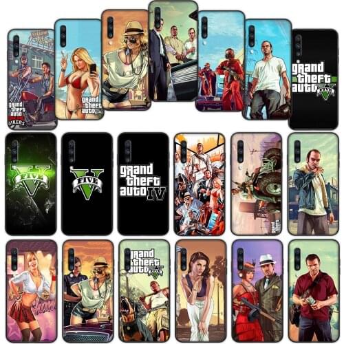 Grand Theft Auto V Soft Cover Case for Samsung Galaxy A10 A10S A20 A30 A20S A20E A30S A40 A40S A50 A50S A70 A70S