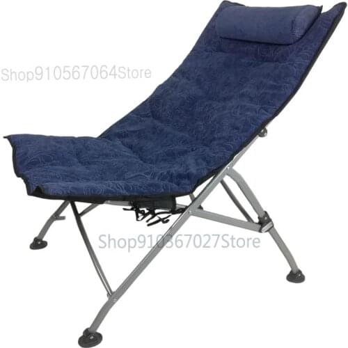Lunch Break Recliner Folding Office Nap Recliner Household Portable Folding Bed Lounge Chair Recliner