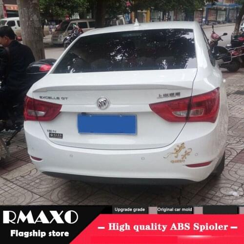 For BUICK Excelle GT Spoiler 2014-2016 High Quality ABS Material Car Rear Wing Primer Color Rear Spoiler