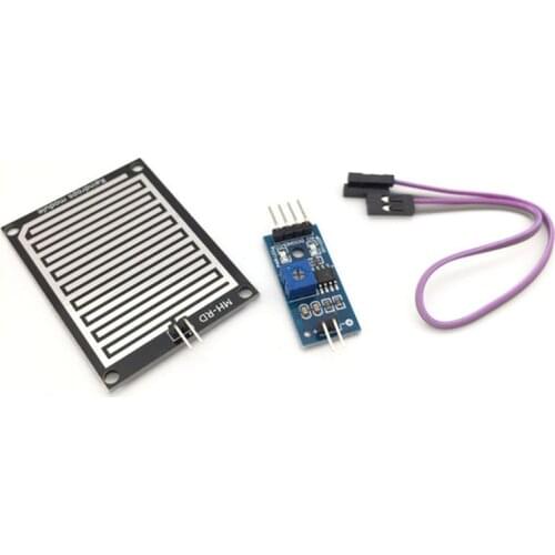 1pcs Rain Raindrop Water Raindrops Detection Sensor Weather Humidity Module 3.3-5V For arduino