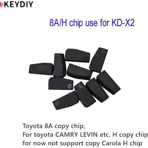 10pcs X 2021 Newest KEYDIY chip 8A H transponder chip For Toyota copy H 8A for KD-X2 programmer