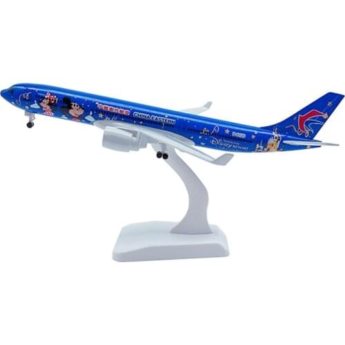 20cm Airbus A330 China Eastern Airlines theme aircraft airplanes W Leading gear Metal Diecast Aircraft model Toys Collectible