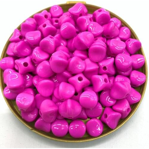 Wholesale 50pcs/lot 8mm Acrylic Beads Spacer Loose Beads For Jewelry Making DIY Bracelet Earring #QT01