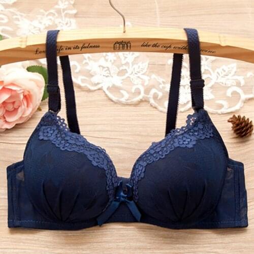 Hot Sexy Women Bra Fashion Lace Floral Bralette Bras Girls Sweet Wire Free Bra Lingerie Underwear
