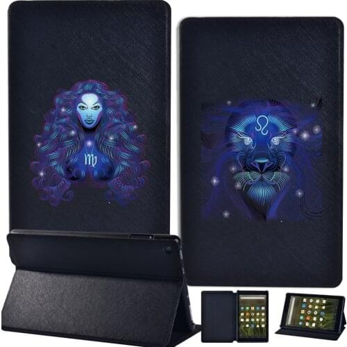 For Amazon Fire HD 10 (5th/7th/9th)/HD 8 (6th/7th/8th) Gen/7(5th/7th/9th) Tablets Case Scratch Resistant Cover + Free Stylus