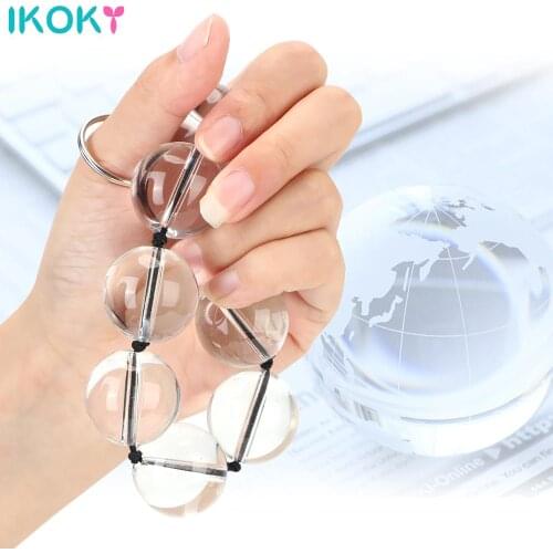 Erotic Intimate Goods Balls Butt Plug Sex Toys For Couples Anus Masturbation Adult Products Crystal Anal Beads Vagina Training