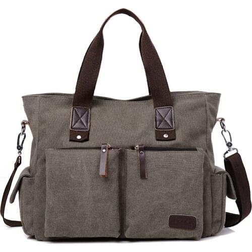 Canvas Mens Bags Messenger Bags Casual Handbags Large-capacity Travel Bags Mens Shoulder Crossbody Bags Bolso De Los Hombres