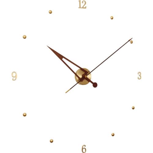 Creative Modern Wall Clock Metal Gold Luxury Large Silent Watch Nordic Spain Large Pointer Clocks Wall Home Decor Living Room