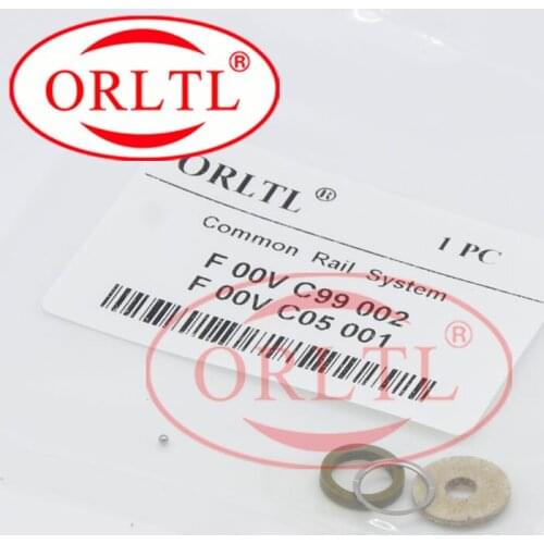 ORLTL F00VC99002 F00VC05001 Injector Gasket Kit F 00V C99 002 F 00V C05 001 Steel Ball 1.34mm O-Ring antirust 10 bags
