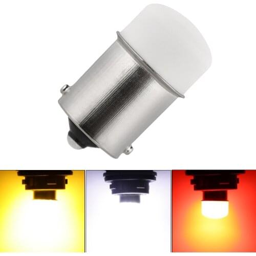 P21w Led 1156 Super bright Car Light Bulb Resin LENS Automoblie Reverse Turn Signal Brake Parking Lamp Ba15s White DRL 12V 6000K