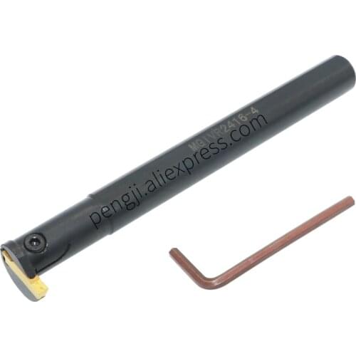 5/8" Internal Grooving Tool MGIVR 2416-4 Boring Bar Lathe Turning Tool Holder 16mm Shank with 1PCS MGMN400 (4mm) Carbide Inserts