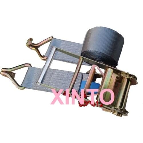 10TX4M--8M,100MM ratchet tie down cargo lashing shipping package strap car truck belt assembly sling, boat part, marine hardware