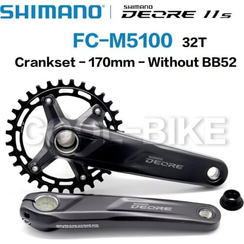 SHIMANO DEORE FC M5100 Crankset 1x11-Speed 1x11-Speed 11s 11v 30T 32T 170MM 175MM
