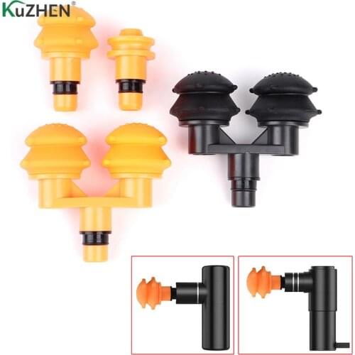 Silicone Massage Head Body Relaxation Universal Fascia Gun Massage Head Massager Gun Replacement Head Massage Accessories