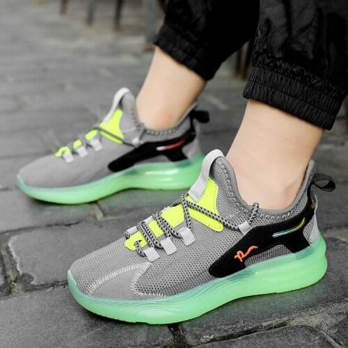 Sport Boys Shoes For Kids Sneakers Children Casual Shoes Boys Sneakers Girls Shoes Lace-up Lightweight Footwear Trainers 2020