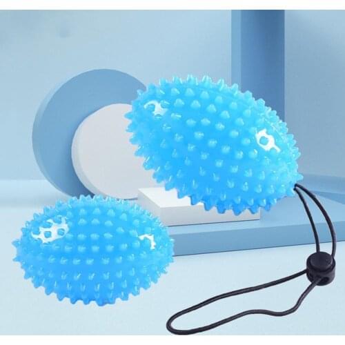 Hand Grip Exerciser Ball Pain Relief High Elasticity Multi-functional Hand Grip Strengthener with Wrist Rope for Home