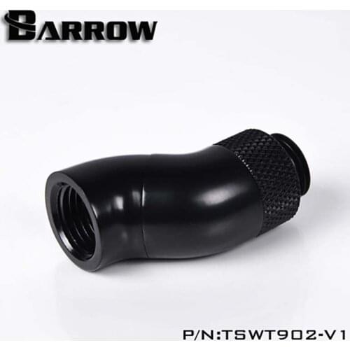Barrow TSWT902-V1 Rotary Fitting,90degree Double Rotation,G1/4 water cooler heatsink gadget,Rotating Adaptors