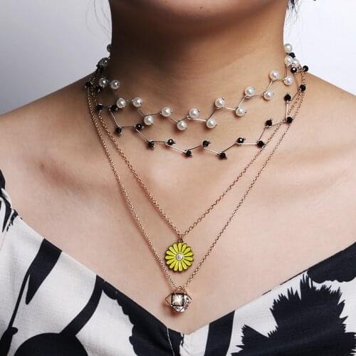 Women Stainless steel necklace collar crystal pendant necklaces for women butterfly chain short necklace jewelry Accessories