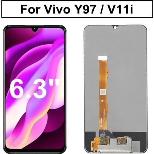 6.3" LCD For Vivo Y97 V1813A V1813 TLCD Display Touch Screen Digitizer Assembly Replacement For VIVO V11i 1806 LCD