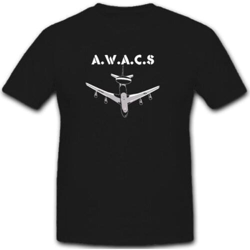 2019 Summer Brand Clothing USAF AWACS NATO T Shirt #5955 Novelty T Shirt