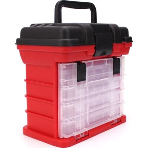 27 * 17 * 26cm 5-Layer Large Capacity Fishing Tackle Box Bait Line Hook Fishing Tackle Fishing Tools Fishing Accessories