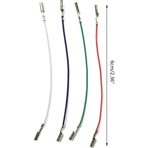 3/4PCS Universal Cartridge Phono Cable Leads Header Wires for Turntable Phono Headshell Accessories