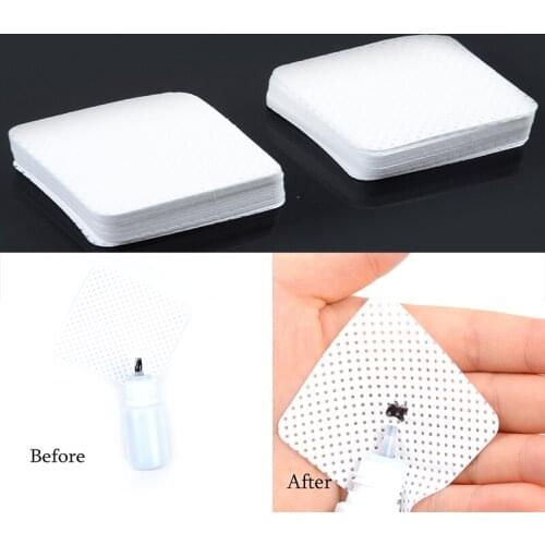 500pcs / bag disposable glue wipes cotton comfort fabric natural non-irritating beauty wipes