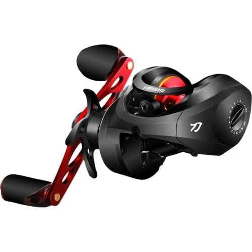 8+1BB Baitcasting Reel 6.1:1 Gear Ratio Reel Freshwater Spool 6 KG Drag Fishing Coil Distant Trolling Vessel for Black Fish
