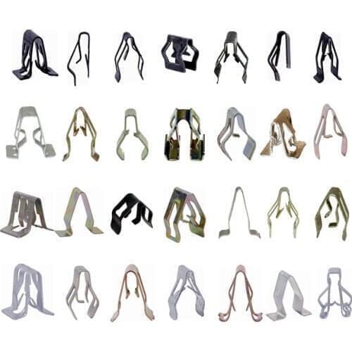 Car Dashboard Navigation U-Type Metal Iron Clamp DVD CD For Lada Nova Niva Kalina Granta Nadeschda Largus 2114 Fasteners Clips