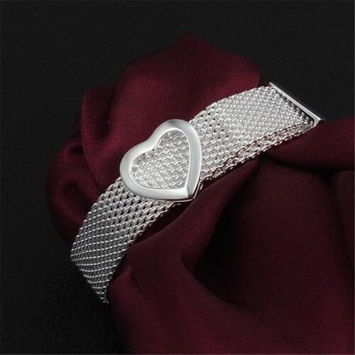 925 Sterling Silver colorLink Chain Bracelet Cute Girls Charm Cubic Zirconia Micro Pave CZ Crystal Bracelet Jewelry S020