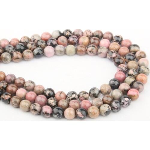 Fine Natural Stone Bead Semi-precious Small Hole Bead for Women Jewelry Making DIY Necklace Bracelet Gift 4-12mm 15inch