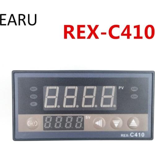 Digital PID Temperature Temp Controller REX-C410 48*96mm Horizontal, Input thermocouple K,PT100,J Relay Output for heat