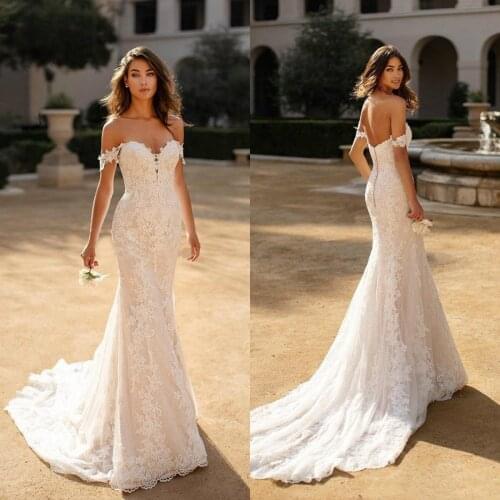 Crystal Star Wedding Dresses With A Train