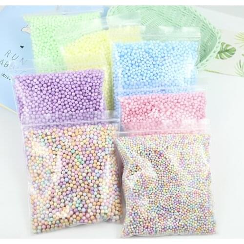 2-4mm Colorful Styrofoam Filler Balls Mini Foam Balls Party Christmas Decorative Slime Ball DIY Craft Supplies 14000pcs