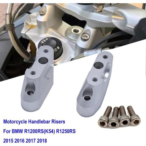For BMW R1200RS R1200 RS R1250RS R 1250RS 2015 2016 2017 2018 Motorcycle CNC Handle Bar Mounts Clamps Handlebar Risers