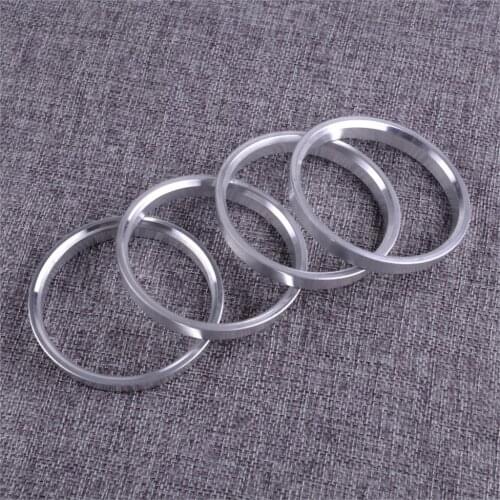 DWCX 4pcs Aluminum Alloy Wheel Hub Centric Rings Spigot Spacer Range 73.1OD to 66.6ID